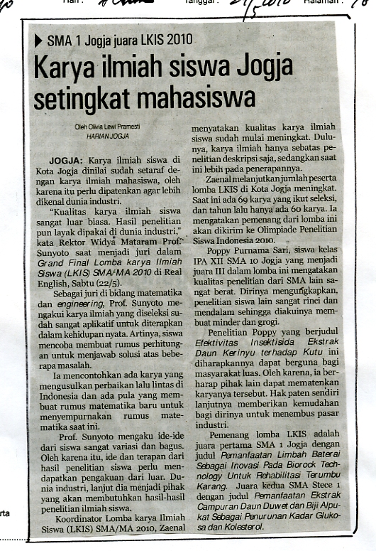 Kliping jogja terbaru